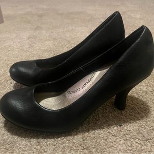 Jellypop Comfort Cushion Black Heels Size 6